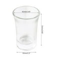 thumbnail image 5 of 4pcs Shot Glasses Shatterproof Beer Cups with Heavy Base Whisky Glasses 50ml Unbreakable Drinking Cup for Party, 5 of 10