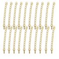 thumbnail image 4 of Cadena de Extensores Zulema 20 piezas Aleación DIY Oro, 4 of 8