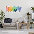 thumbnail image 2 of Stupell Industries Patterned Hearts So Loved Painting Gallery Wrapped Canvas Print Wall Art, Design by Alli Rogosich, 2 of 7