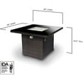 thumbnail image 5 of Outland Living Series 410 - 36-Inch Outdoor 50,000 BTU Propane Gas Square Fire Pit Table – Espresso Brown, 5 of 5
