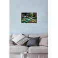 thumbnail image 4 of Lighthouse Beach Natural Landscape Retro Aluminum Sign 12x16 in Metal Tin Sign Nature Wall Decor Shabby Chic Wall Art for Bathroom for Cafes Club Pub Wall Sign Gifts, 4 of 6