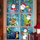 thumbnail image 3 of Pegatinas de Navidad para decoración de Año Nuevo, pegatinas de ventana de vidrio de Navidad, cubiertas precortadas impresas de 2 lados, pegatina de alce de Papá Noel, 3 of 4