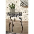 thumbnail image 2 of Signature Design by Ashley - Dellman Natural Edge Accent Table - Contemporary Chic - Antique Silver Finish, 2 of 5