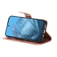 thumbnail image 5 of Feishell Slim Wallet Case for Google Pixel 9 / 9 Pro,Shockproof Stylish Embossed Pattern PU Leather Magnetic Clasp Folio Flip Kickstand Card Slots Purse for Women Men Phone Cover,Rosegold, 5 of 9
