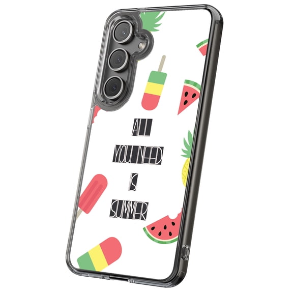For Samsung Galaxy S22 Ultra, Hybrid Clear, Only Summer Print, USA