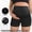 Black, variant on Ripped Denim Shorts for Pregnant Women Over the Belly Casual Stretchy Summer High Waisted Jean Shorts with Pockets