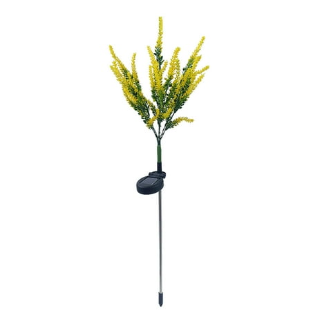 

Li HB Store Solar Rape Flower Light LED Rape Flower Outdoor Garden Courtyard Light Tools or office Clearance Yellow