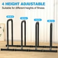 thumbnail image 5 of Relife Sports Adjustable Dip Bar Heavy Duty Dip Station Power Tower Dip Station Pull up Bar Power Rack Max Weight 300lbs Black, 5 of 7