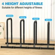 Adjustable Parallette Dip Bar Station Fitness Workout Dip Stand Station Machine for Home