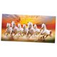 thumbnail image 2 of Pintura de caballo, obra de arte, artesanía, decoración de pared, impresión para sofá, fondo, dormitorio, estilo A 60X30CM, 2 of 7