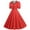 Red, variant on For Women 2024 Maxi Casual Polka Dot Short Sleeve 1950S Housewife Evening Party Prom Dress Midi Dress