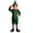 Green, variant on Girls and Boys Christmas Elf Outfit Dress Festive Snug Long Sleeve with Belt Holiday Dress Outfit,Green