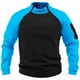 thumbnail image 3 of Suéter de cuello alto para hombre, primavera y otoño, suelto, de doble manga, de color a juego, para exteriores, cálido, transpirable, chaqueta táctica para hombre, 3 of 5