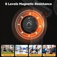 thumbnail image 4 of Magnetic Stair Stepper with 8-Level Adjustable Resistance, 350lbs New Version Foldable Stairmaster Machine for Home Gym Workout, Cardio Stair Climber with Low Noise, 12"Extra-Long Pedals, 4 of 11