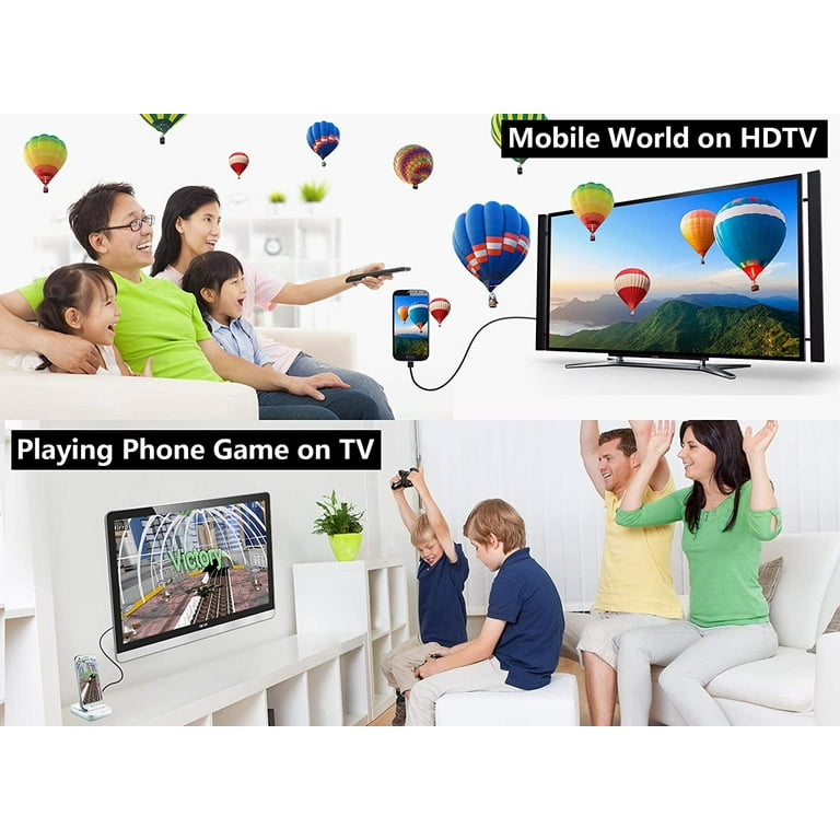 in HDMI Adapter, Micro USB Type C MHL Cable, Video Converter