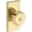 Brass, variant on Baldwin ENVASCFR190 Vashon Single Cylinder Keyed Entry Door Knob Set - Black