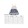 thumbnail image 5 of Wassery Toddler Girls Dress 3M 6M 9M 12M 24M 3T Infant Baby Summer Casual Sling Dress Baseball Print Sleeveless Dress Fashion Frills Princess A-line Dress, 5 of 8