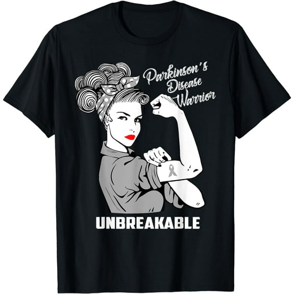Parkinsons Disease Warrior Unbreakable T-Shirt Awareness