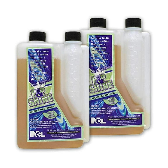 Pop & Shine Mop-On Highly Concentrated Gloss Restorer 1 Liter Pack of 2