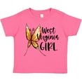 thumbnail image 3 of Inktastic West Virginia Girl- Butterfly Girls Toddler T-Shirt, 3 of 5