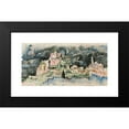 thumbnail image 2 of Paul Signac 14x9 Black Modern Framed Museum Art Print Titled - Puy-En-Velay, Stormy Sky, 2 of 5