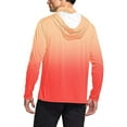 thumbnail image 4 of successthop Sun Protection Shirts for Men with Face Cover Hooded Long Sleeve Gradient Jacket for Outdoor Driving Traveling Hiking Fishing Red 2XL, 4 of 6