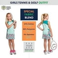 thumbnail image 2 of STC Girls Tennis Dresses and Golf Outfit Came to Play Sleeveless Sports Skirts with Shorts and Built in Pockets for Athletic Youth and Kids - Size Large/10, 2 of 6