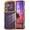 Dark Purple, variant on REQO Case for Samsung Galaxy A17 5G Case, Curly Wave Shape Plating Frame Cute Love Heart Cover for Girls Women, Full Camera Lens Protection Soft Durable TPU Shockproof Bumper