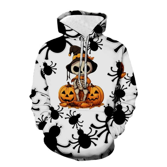 Sweaters for Men Mens Pullover Hoodie Mens Zip Sweater Oversized Hoodies Thick Hoodie Men Hoodies with Zipper Shirt Sweatshirt Casual Humor Drawstring With Pockets Pullover Black L