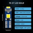 thumbnail image 3 of Bombilla LED Canbus T5 LED 1SMD 3030 Indicador de advertencia del tablero Rojo 2 piezas, 3 of 5