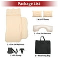 thumbnail image 4 of Unique Bargains Quais Séparés Quai à Jambe Longue Coussins d'Air Coussins de Réparation Pompe à Air Matelas d'Air pour Voiture Flocage Beige Gonflable Épaissi Lit de Camping Matelas Floqué, 4 of 7