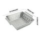 thumbnail image 4 of Estilo de Barbacoa Redonda, Red de Barbacoa de Acero Inoxidable, Red de Carne para Barbacoa, Red de Vegetales, Resistente, Portátil, Metal, para Patio, 4 of 8