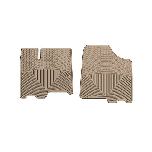 WeatherTech All-Weather Floor Mats compatible with 2011-2012 Toyota Sienna - 1st Row (Driver & Passenger), Tan