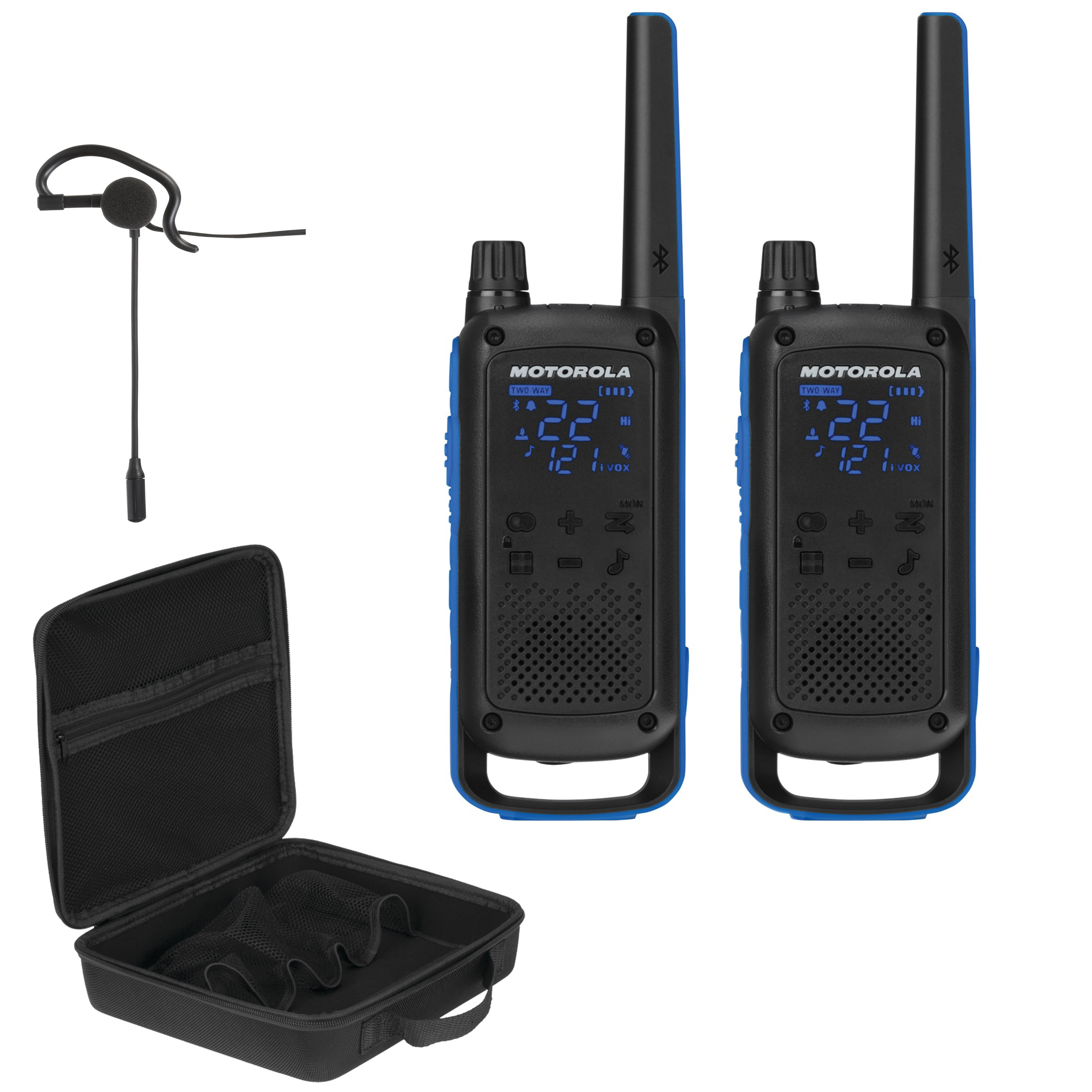 WT-0282 Pair Motorola TalkAbout T5200 AA 2-Mile 14-Channel FRS Two-Way Radio 