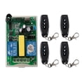 thumbnail image 2 of Télécommande Sans Fil AC 220V 2 CH 2CH RF Récepteur + Émetteur Moteur Tubulaire pour Porte de Garage, Facile à Installer, 2 of 4