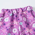thumbnail image 4 of Generic Toddler Boys Girls Summer Leisure Vacation Cute Printing Beach Pants Fashion Sports Shorts for Home Holiday Party Leisure （6-7 Years Purple）, 4 of 7