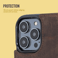 thumbnail image 2 of Bayelon iPhone 14 Pro Wallet Case, Detachable Leather iPhone 14 Pro Case with Kickstand, 2 of 7