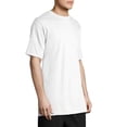 thumbnail image 4 of Camiseta Hanes Beefy de manga corta 4XL para hombre, color blanco, 4 of 6