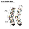 thumbnail image 2 of Fuzoiu Colorful Numbers Print Kids Socks For Boys Girls,Grip Crew Socks with Non Slip,Lightweight Stretch Crew Socks,Toddlers Crew Boot Socks, 2 of 5