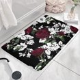 thumbnail image 3 of Pioneer Flower Floral Print Flannel Non Slip Door Rugs,Washable Door Mats Indoor,Decorative Door Mats,Dirt-Resistant and Absorbent Doormat for Entrance,Bedroom,Kitchen,Bathroom,23.5"x16", 3 of 5