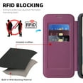 thumbnail image 3 of TECH CIRCLE For Google Pixel 9 Pro XL Flip Wallet Phone Case 6.8" 2024 with 3 Card Slots, RFID Blocking, Compatible with MagSafe, Magnetic Closure, PU Leather Protective Lightweight Cover, Purple, 3 of 8