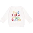 thumbnail image 2 of Inktastic My Lola and Lolo Love Me Grandchild Toddler Sweatshirt, 2 of 4
