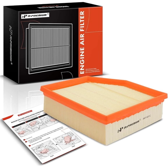 A-Premium Engine Air Filter Compatible with Dodge Dart 2013 2014 2015 2016, 1.4L 2.0L 2.4L, Flexible Panel, Replace# 4627127AB