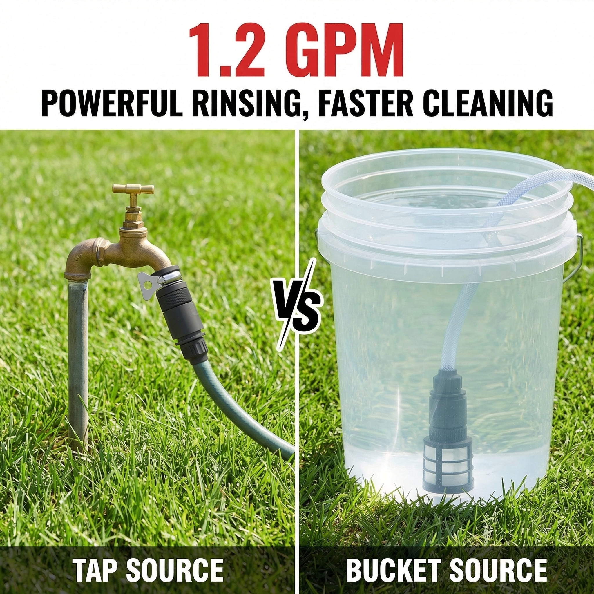 Wugeku Cordless Pressure Washer with Brushless Motor, Portable Power Cleaner Includes 2 20V 4.0Ah Batteries, 6-in-1 Nozzle for Car, and Patio Cleaning
