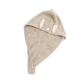 thumbnail image 4 of Unique Bargains 1pc Absorbent Cartoon Rabbit Ears-shaped Hair Towel 24.41"x 9.06" Khaki, 4 of 5