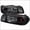 Black, variant on Spec-D Tuning 1 Piece Crystal Housing Headlight for 87 to 93 Ford Mustang, Chrome - 10 x 15 x 24 in.