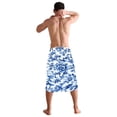thumbnail image 6 of Blue and White Porcelain 64''x32'' Bath Towels Lightweight Quick-Dry Breathable Soft for Gym Travel Swim, 6 of 8