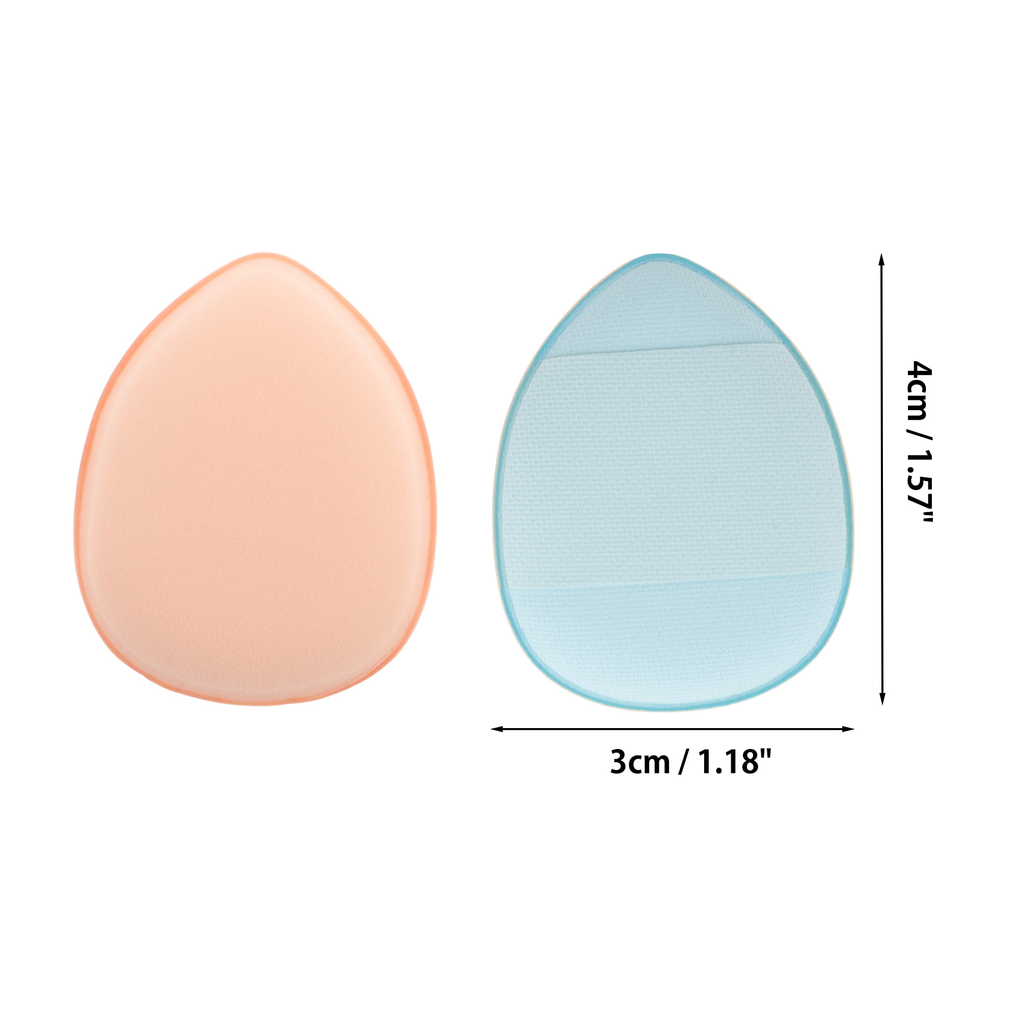 Unique Bargains 1 Pc Reusable Mini Face Makeup Sponge for Bedrooms Makeup Application Blue