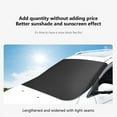 thumbnail image 5 of Car Windshield Snow Cover For Ice Frost, Winter Car Cover Windscreen Covers , Thicken Thickness Frost Guard For Most Cars SUVs And Small Trucks, 70X50 Inches, 5 of 6