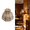 Bronze Gold, variant on Large Lamp Shade For Floor Lamps ,AEELLEEA Metal Lampshades,8-Petal Lotus Lampshapes For Table Lamp Cover Replacement, Bronze Gold Lamp Shades 5.32X13X9.5in